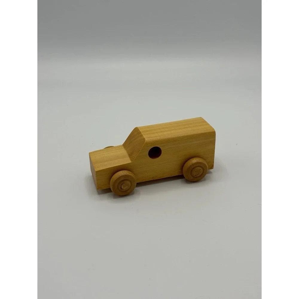 Vintage Toy Truck / Van Vehicle Wooden Toy Cars‎ 4.5